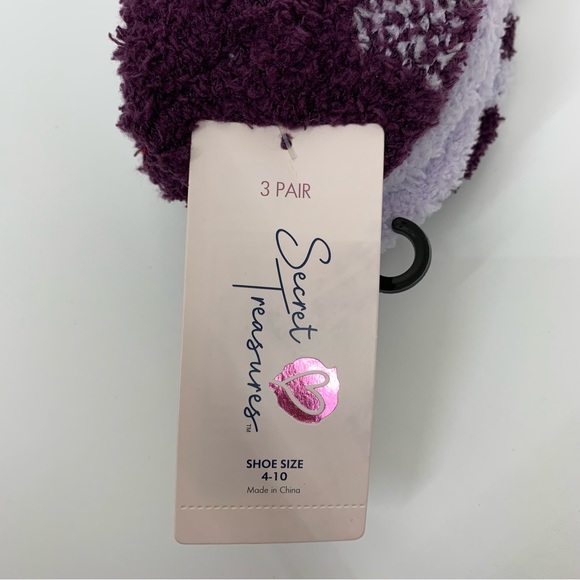 Cuddl Duds Pom Critter Sherpa Lined Fox Socks With FREE Secret Treasures Socks - Picture 13 of 13